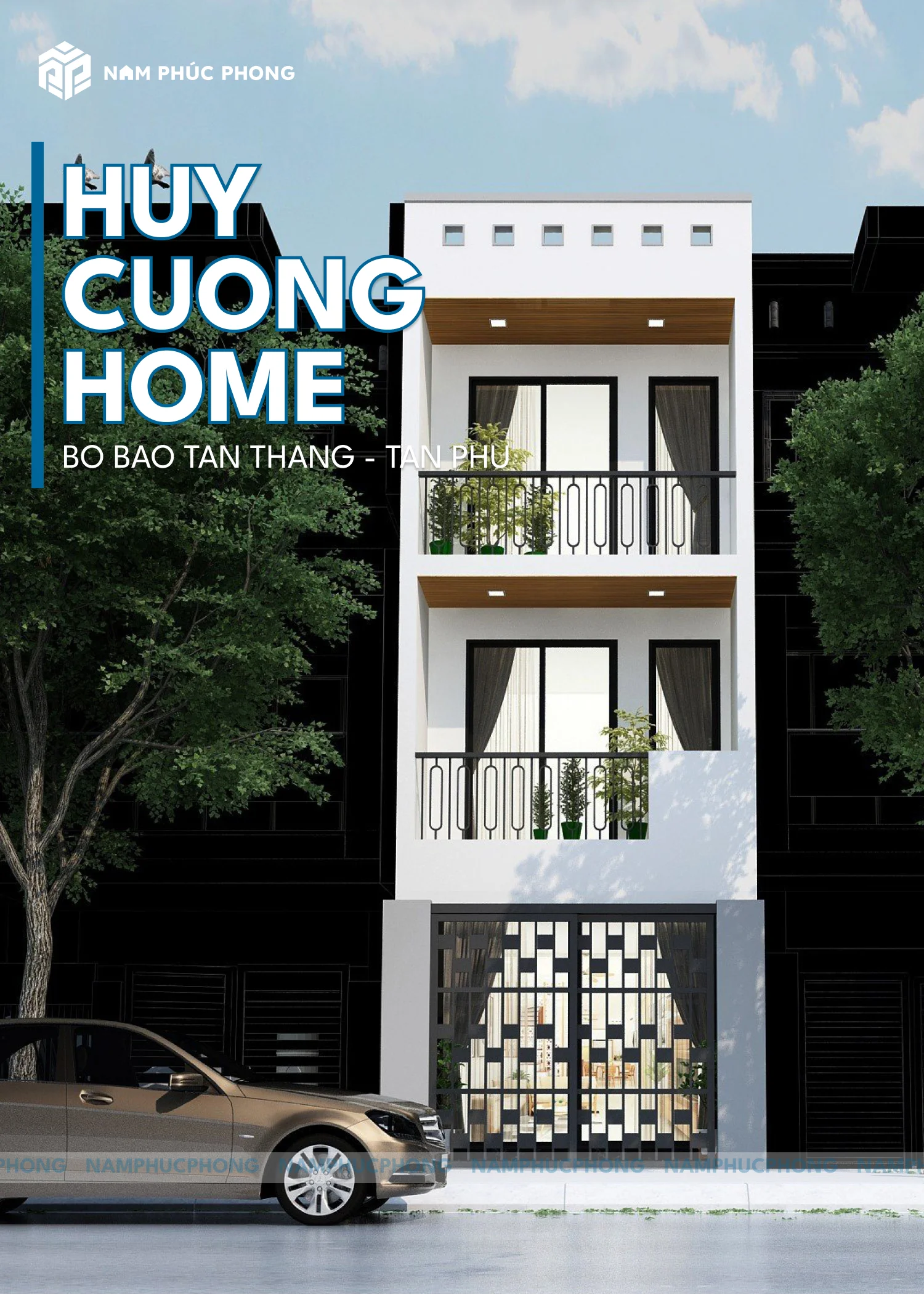 BÀN GIAO THI CÔNG PHẦN THÔ NHÀ PHỐ ANH CƯỜNG TÂN PHÚ