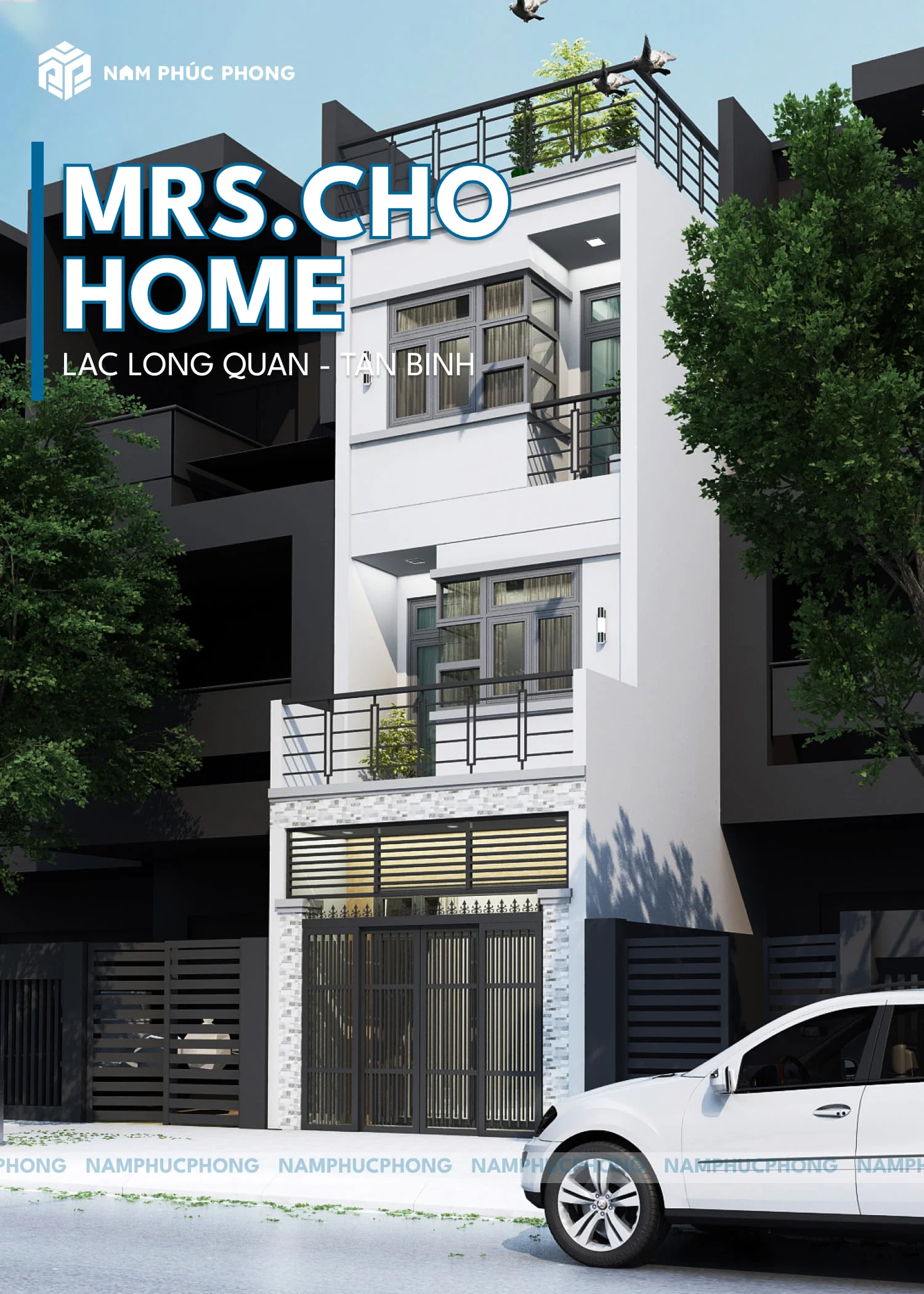 BÀN GIAO XÂY DỰNG TRỌN GÓI NHÀ PHỐ CHỊ CHỜ TÂN BÌNH