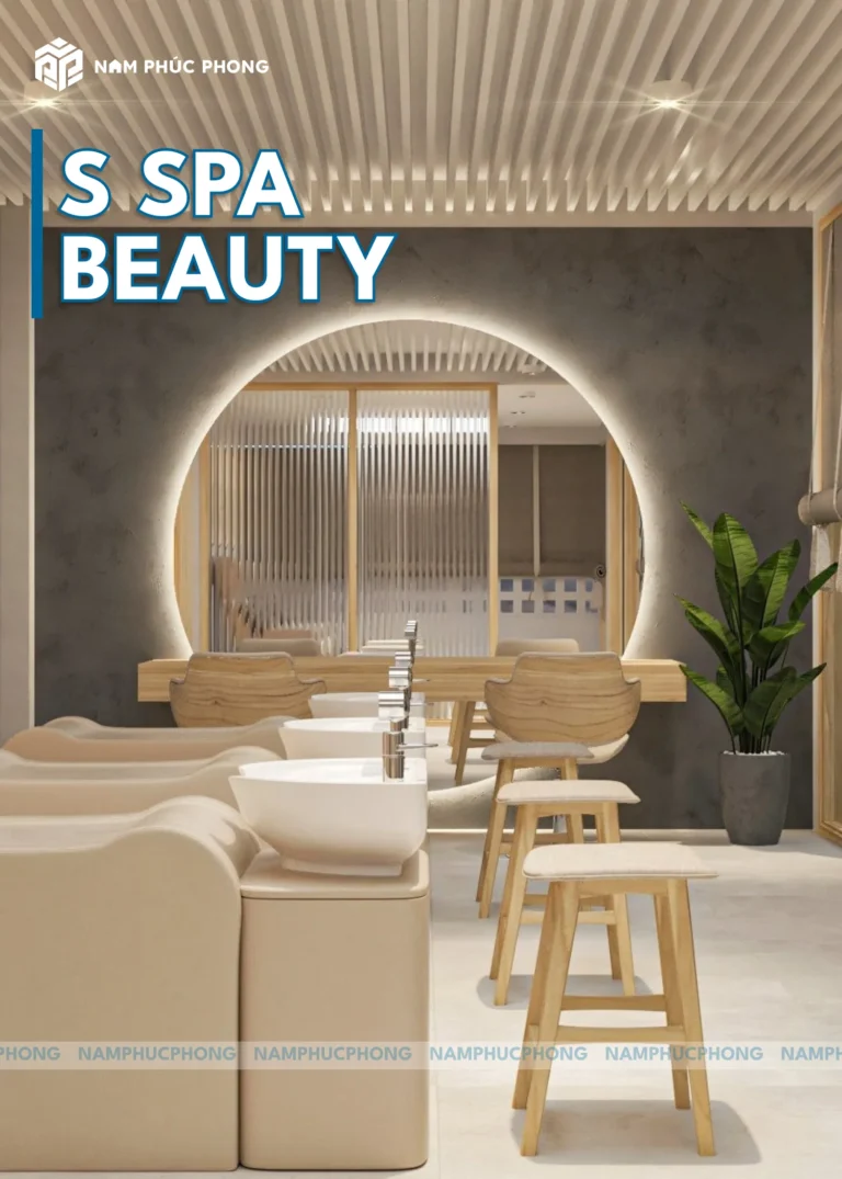 HÌNH ẢNH THIẾT KẾ NỘI THẤT S SPA & BEAUTY