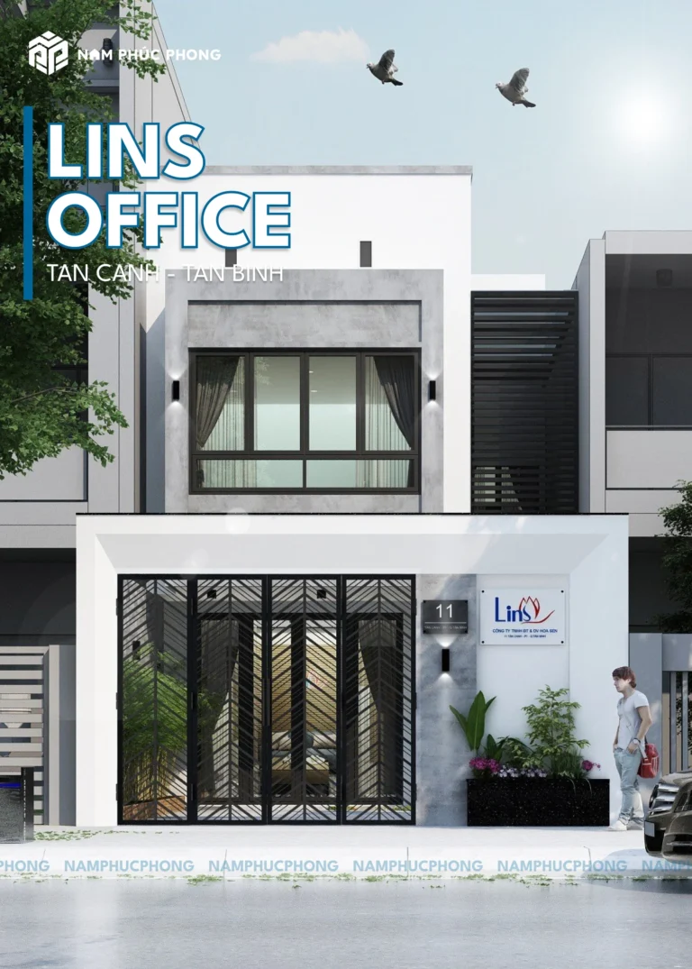 HÌNH ẢNH THIẾT KẾ VÀ THI CÔNG THỰC TẾ CẢI TẠO VĂN PHÒNG LINS